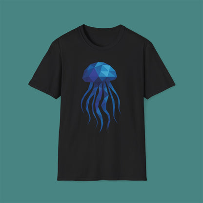 Geometric Polygon Jellyfish Unisex T-Shirt