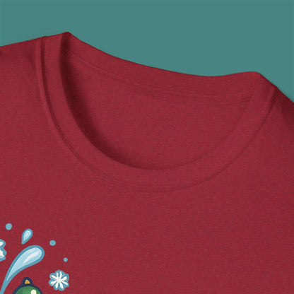 Christmas Whale Unisex T-Shirt