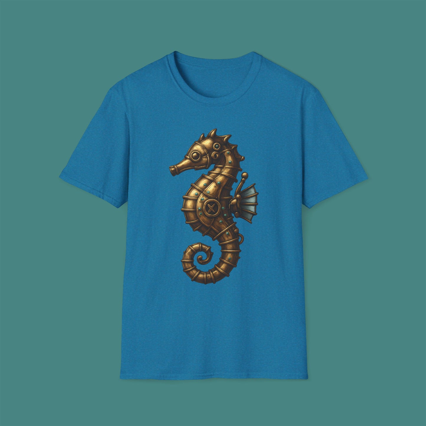 Steampunk Mechanical Seahorse Unisex T-Shirt