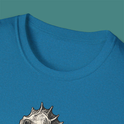 Vintage Etching Seahorse Unisex T-Shirt