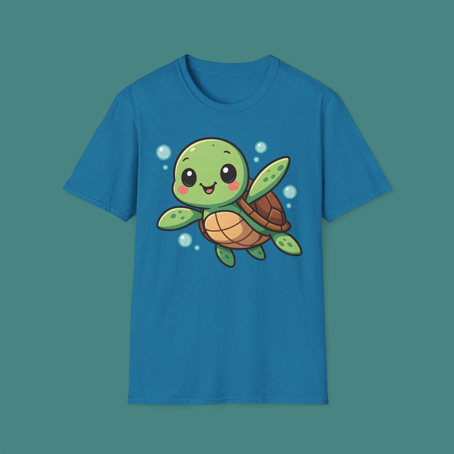 Cartoon Cute Turtle Unisex T-Shirt