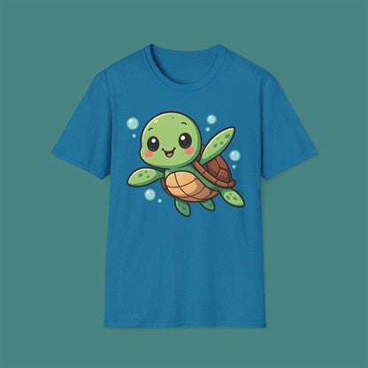 Cartoon Cute Turtle Unisex T-Shirt