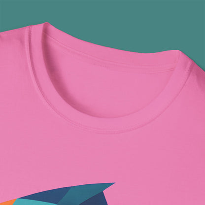 Geometric Polygon Fish Unisex T-Shirt