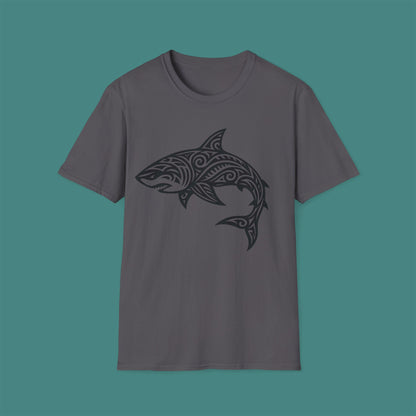 Tribal Tattoo Shark Unisex T-Shirt