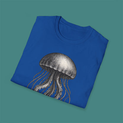 Vintage Etching Jellyfish Unisex T-Shirt