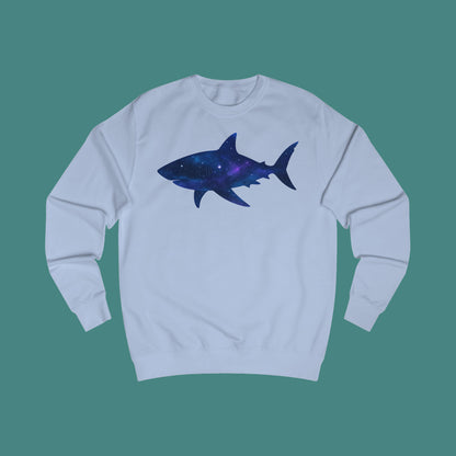 Cosmic Galaxy Shark Unisex Sweatshirt