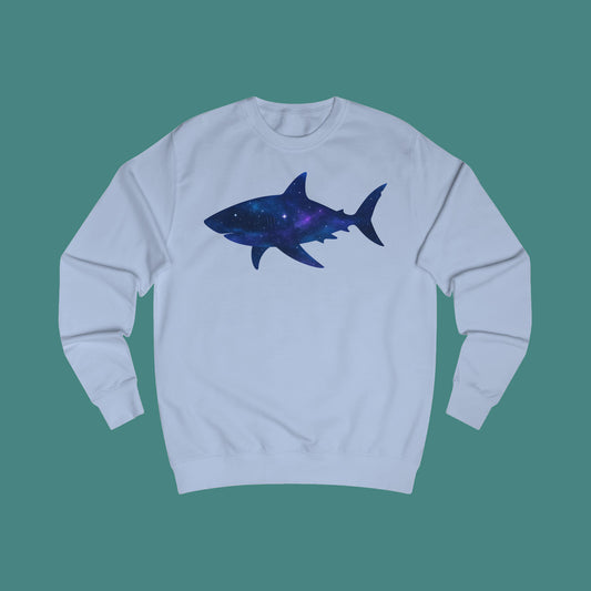Cosmic Galaxy Shark Unisex Sweatshirt